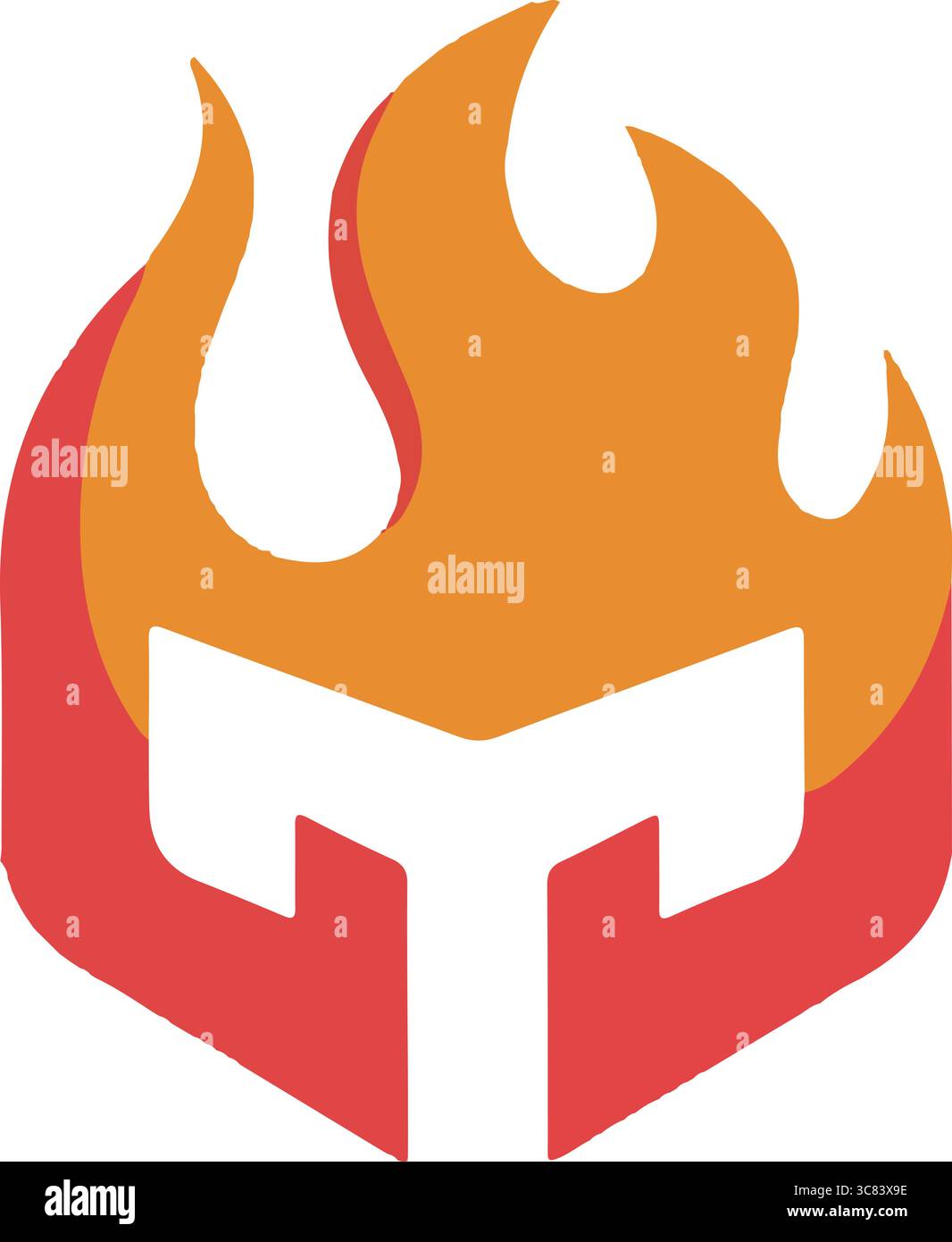 Die Silhouette des Fire Icon-Designs Stock Vektor