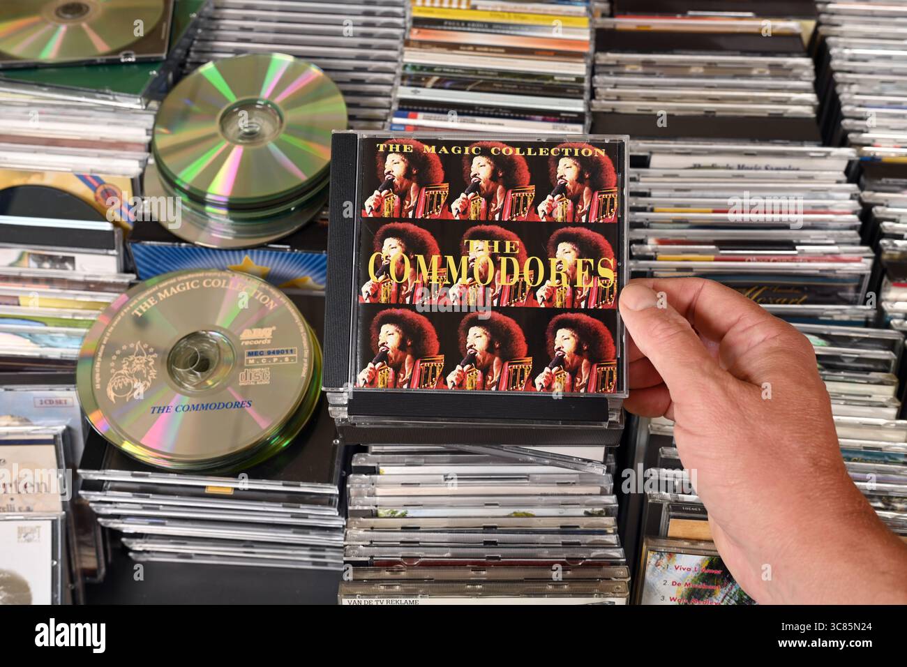CD-Album: The Commodores - The Magic Collection Stockfoto