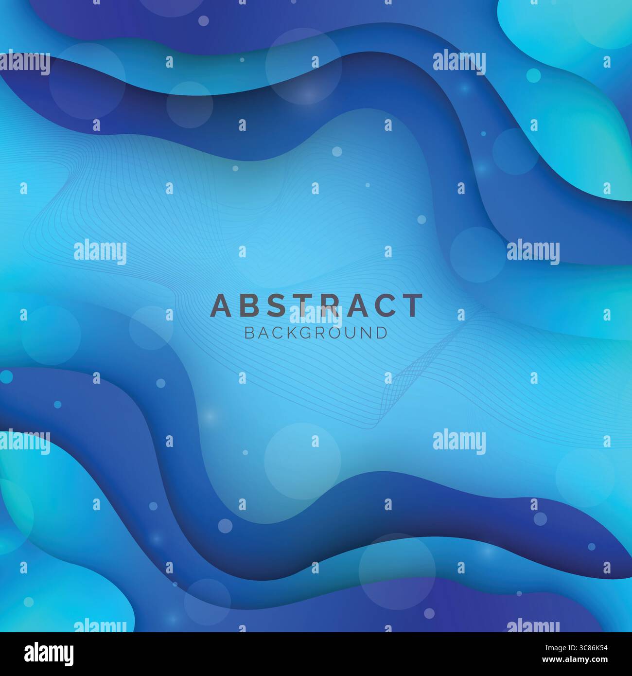 Abstrakte moderne bunte flüssige Form Hintergrund, Vorlage für Website, Banner Kunst, Posterdesign, blaue Farbverlauftapete, Vektorabbildung Stock Vektor