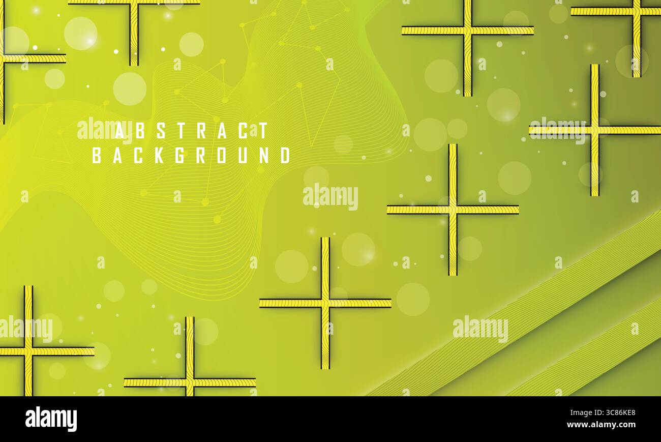 Futuristischer Hintergrund mit abstrakten Linien und Schatten, geometrische Formen überlappen Ebenen, grafisches Muster Banner Vorlage Design Stock Vektor