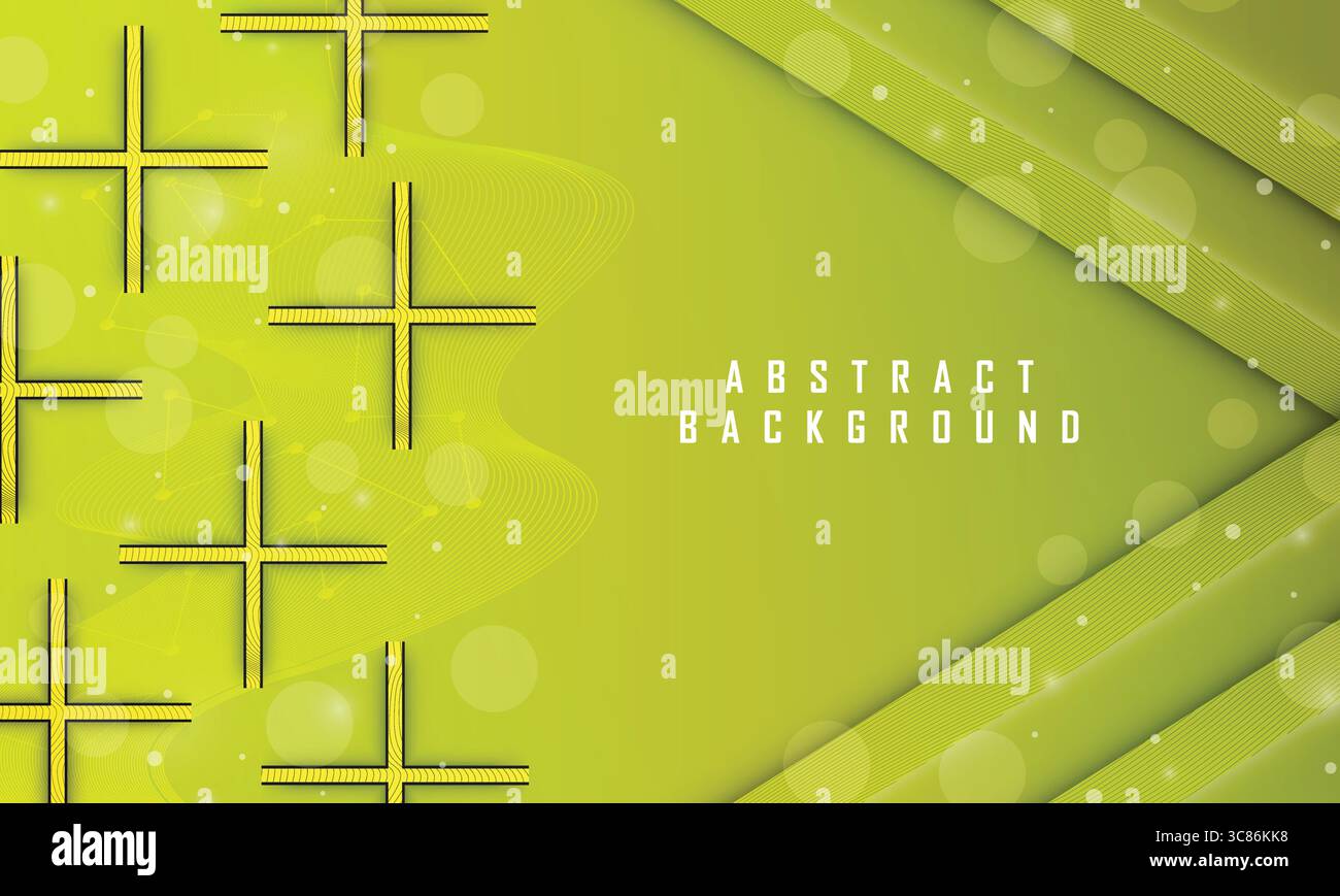 Futuristischer Hintergrund mit abstrakten Linien und Schatten, geometrische Formen überlappen Ebenen, grafisches Muster Banner Vorlage Design Stock Vektor