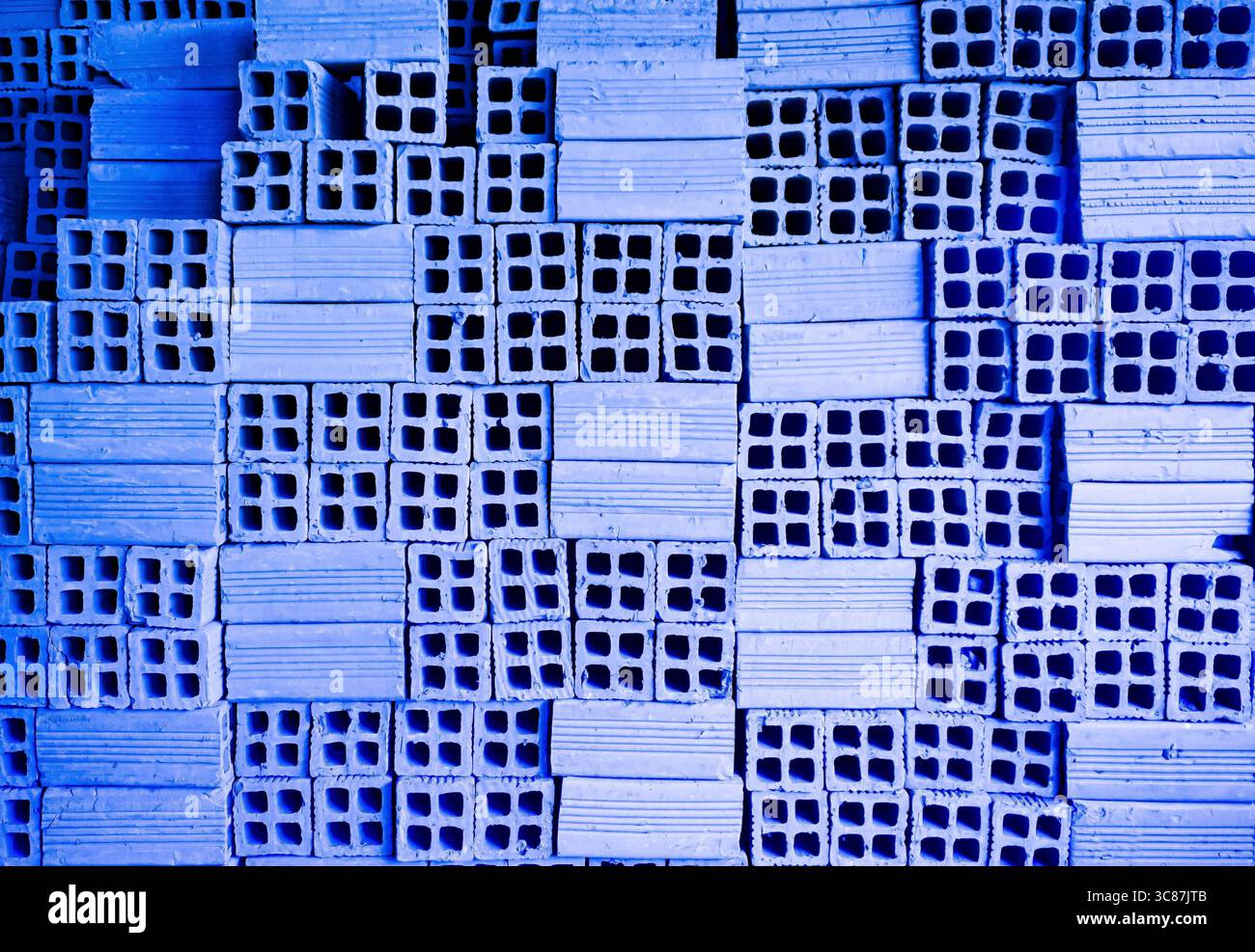 Kunst der Ziegelsteine Stockfoto
