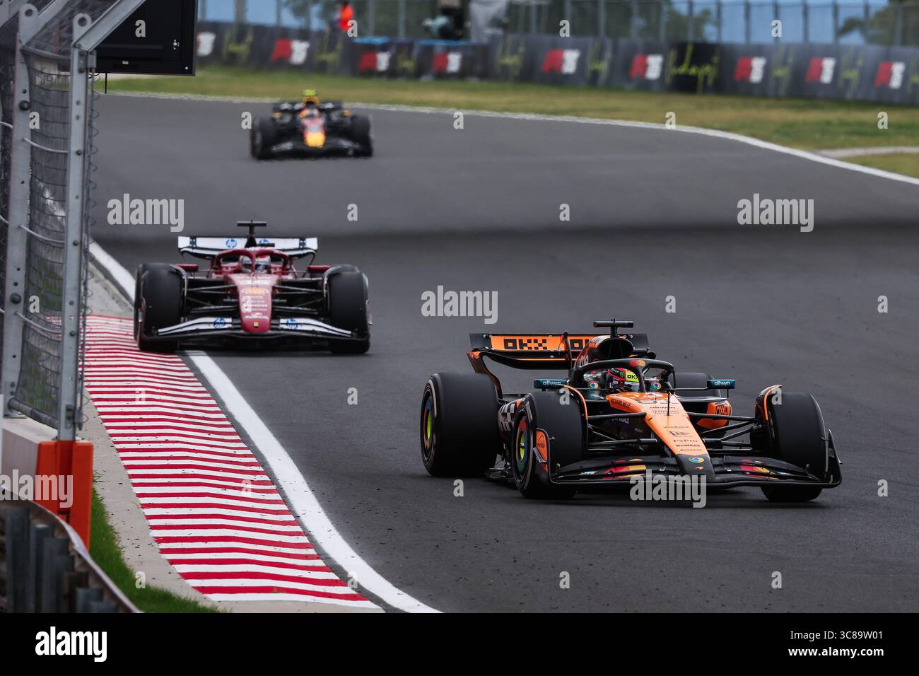 #81 Oscar Piastri (aus, McLaren F1 Team), F1 Grand Prix von Ungarn am 3. August 2025 in Budapest. (Foto: HOCH ZWEI) Stockfoto