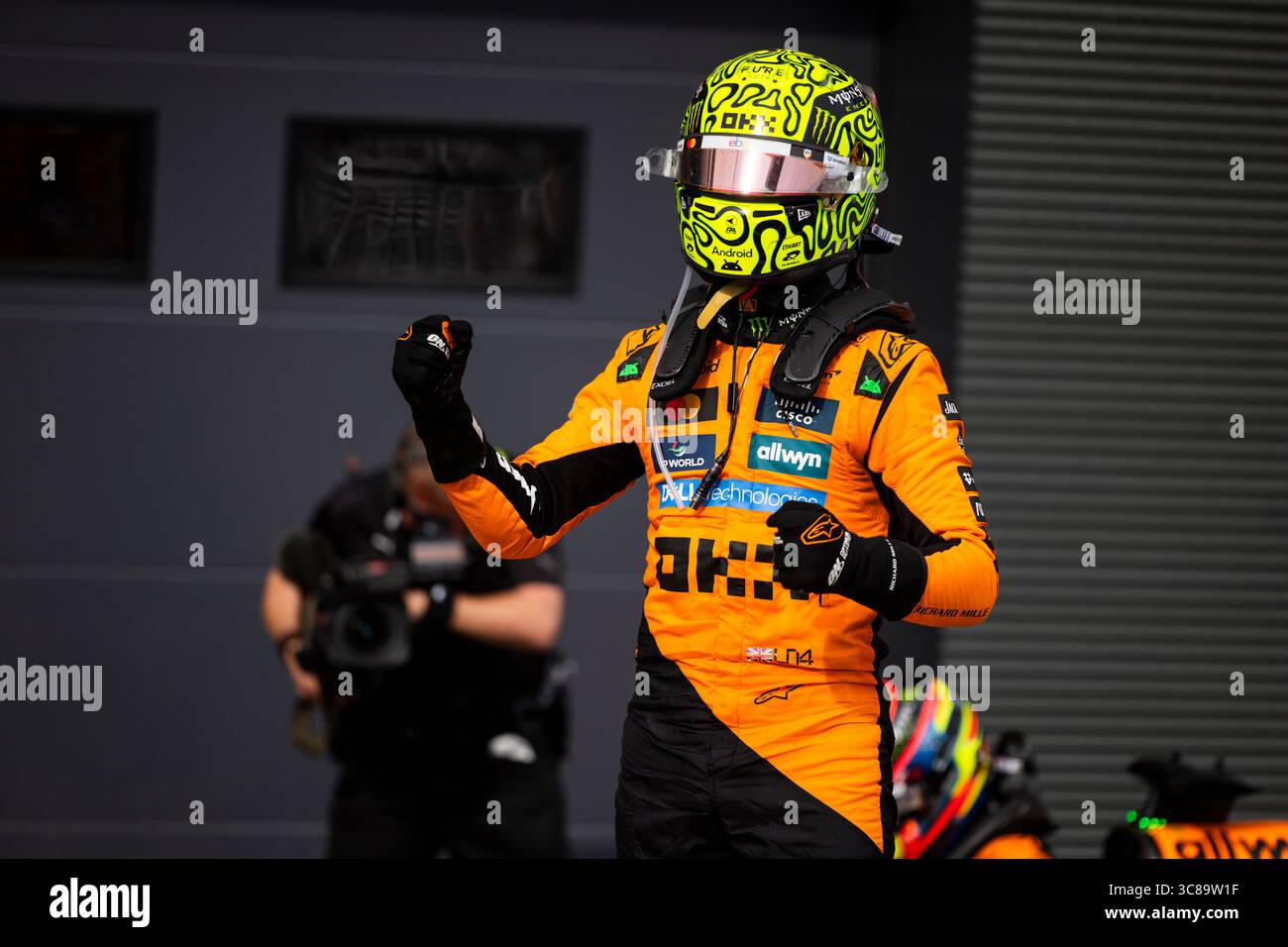 #4 Lando Norris (GBR, McLaren F1 Team), F1 Grand Prix von Ungarn am 3. August 2025 in Budapest, Ungarn. (Foto: HOCH ZWEI) Stockfoto