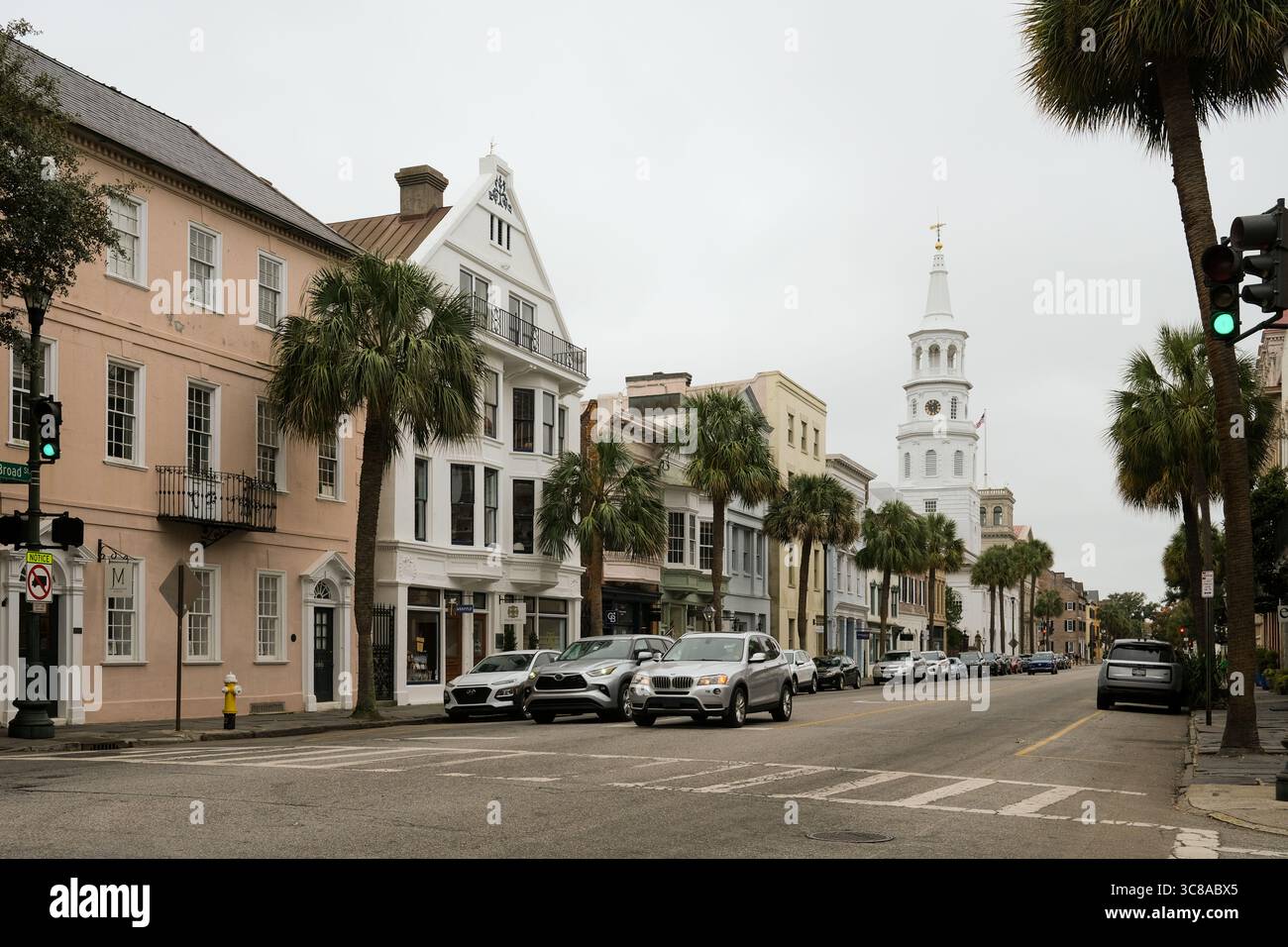 Szenen aus dem Charleston Historic District auf der Halbinsel, Charleston, South Carolina, USA Stockfoto