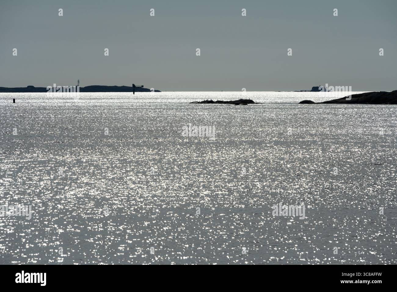 Das Meer außerhalb von Göteborg/Göteborg Schweden Stockfoto