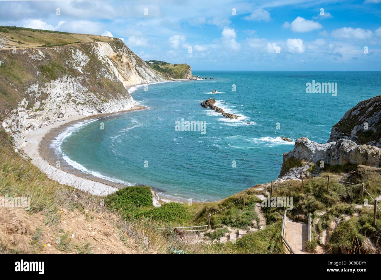 Man o'war Cove, Durdle Door, in der Nähe von Lulworth, Dorset, England Stockfoto