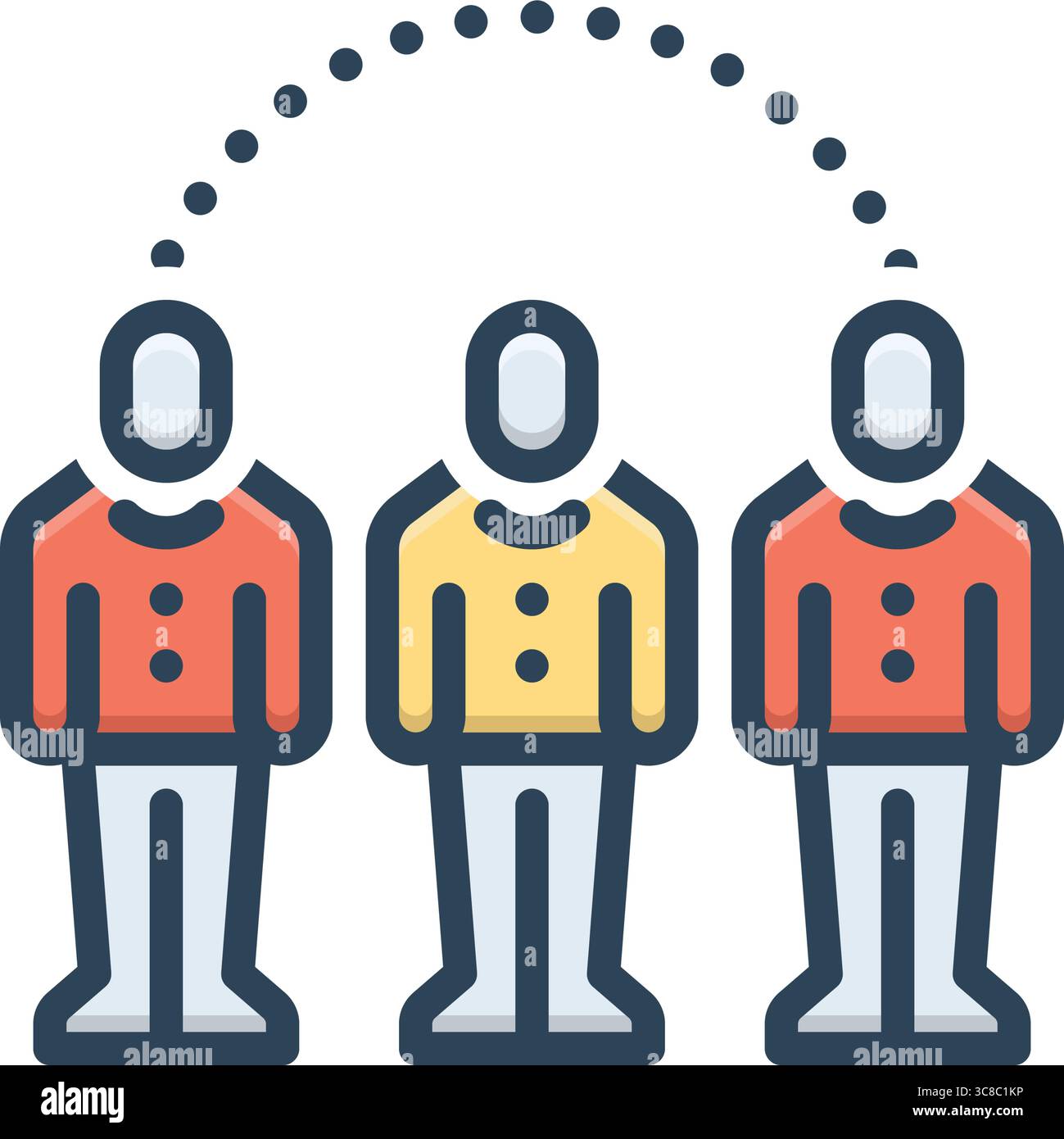 Symbol für öffentliches Bild, öffentlich Stock Vektor