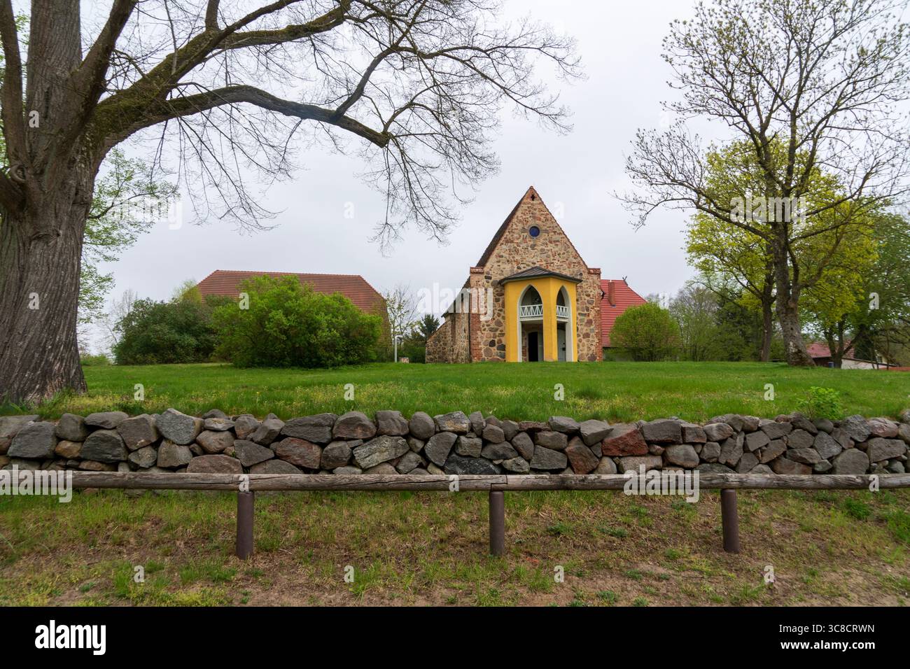 Die berühmte Hörspielkirche Federow, Hörspielkirche Federow, Deutschland Stockfoto