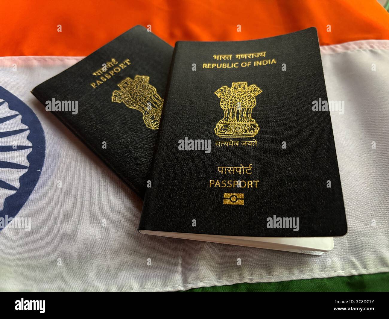 Brandneuer indischer epass Stockfoto