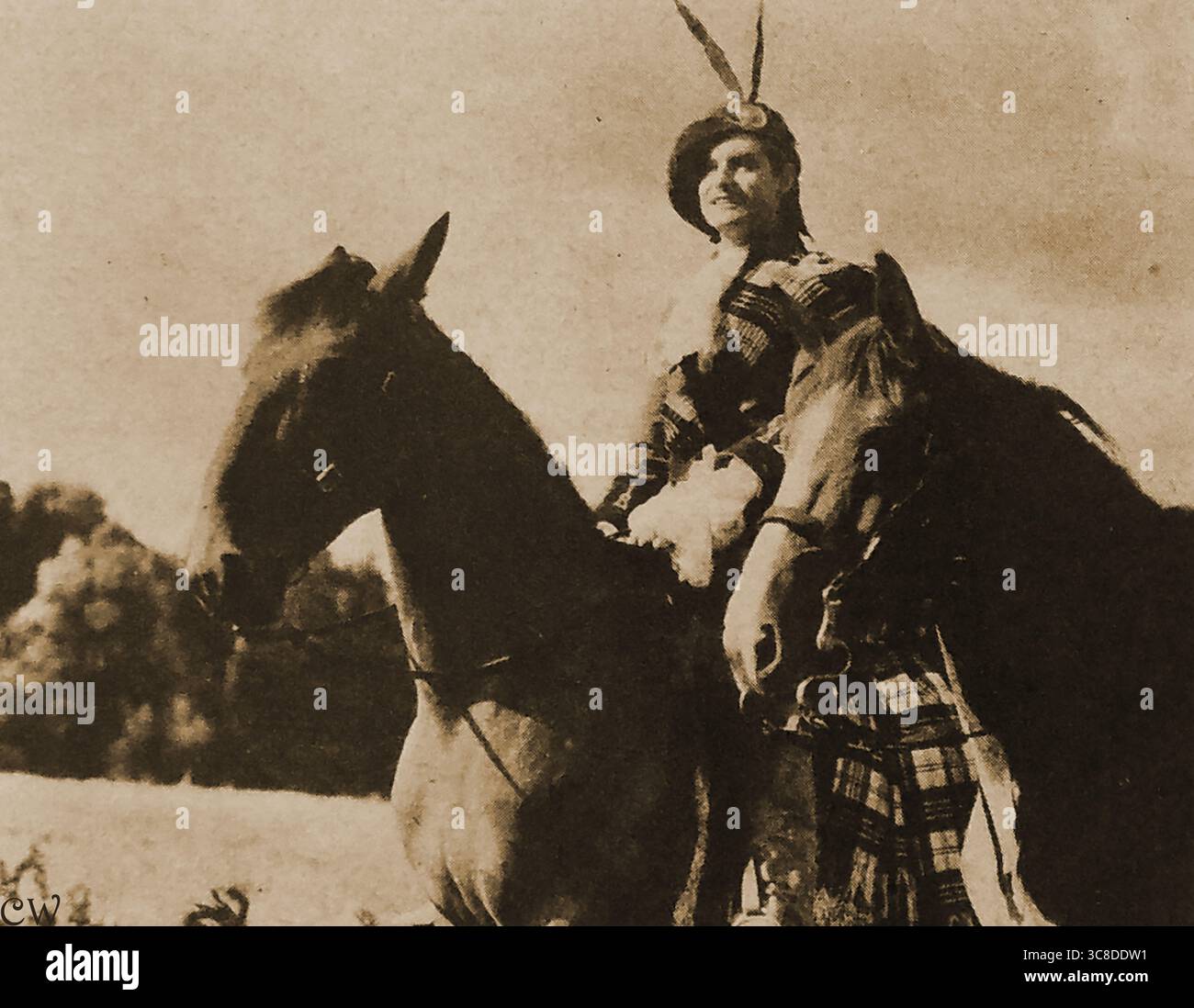 FILM - FILME - KINO - GESCHICHTE - englischer Schauspieler Robert Donat (Friedrich Robert Donat 1905-1958) in dem 1935 erschienenen Film THE GHOST GOES WEST, Regie des Franzosen Rene Clair.j. Donat trat in nur 19 Filmen auf, da er an chronischem psychosomatischem Asthma litt. Stockfoto