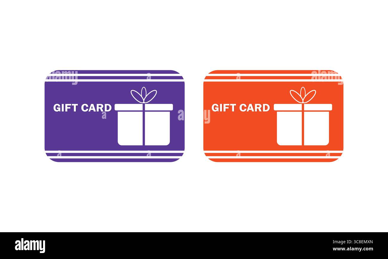 Geschenkgutscheine für jeden Anlass – sofortige digitale Lieferung und einfaches Geschenk Stock Vektor