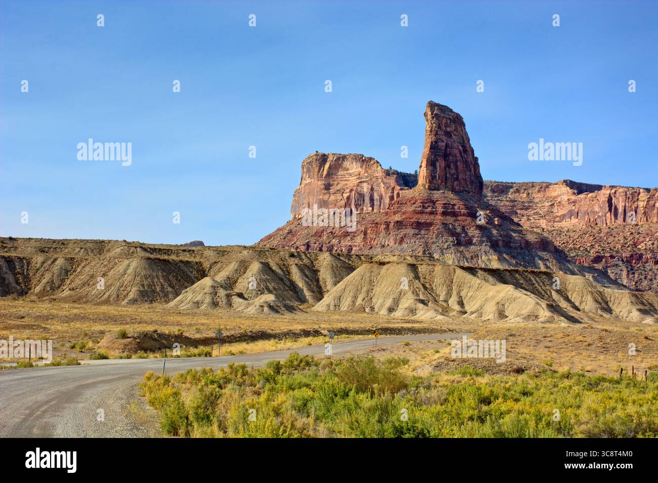 Erodierte Wüste Mesa in der südlichen Utah Landschaft Stockfoto