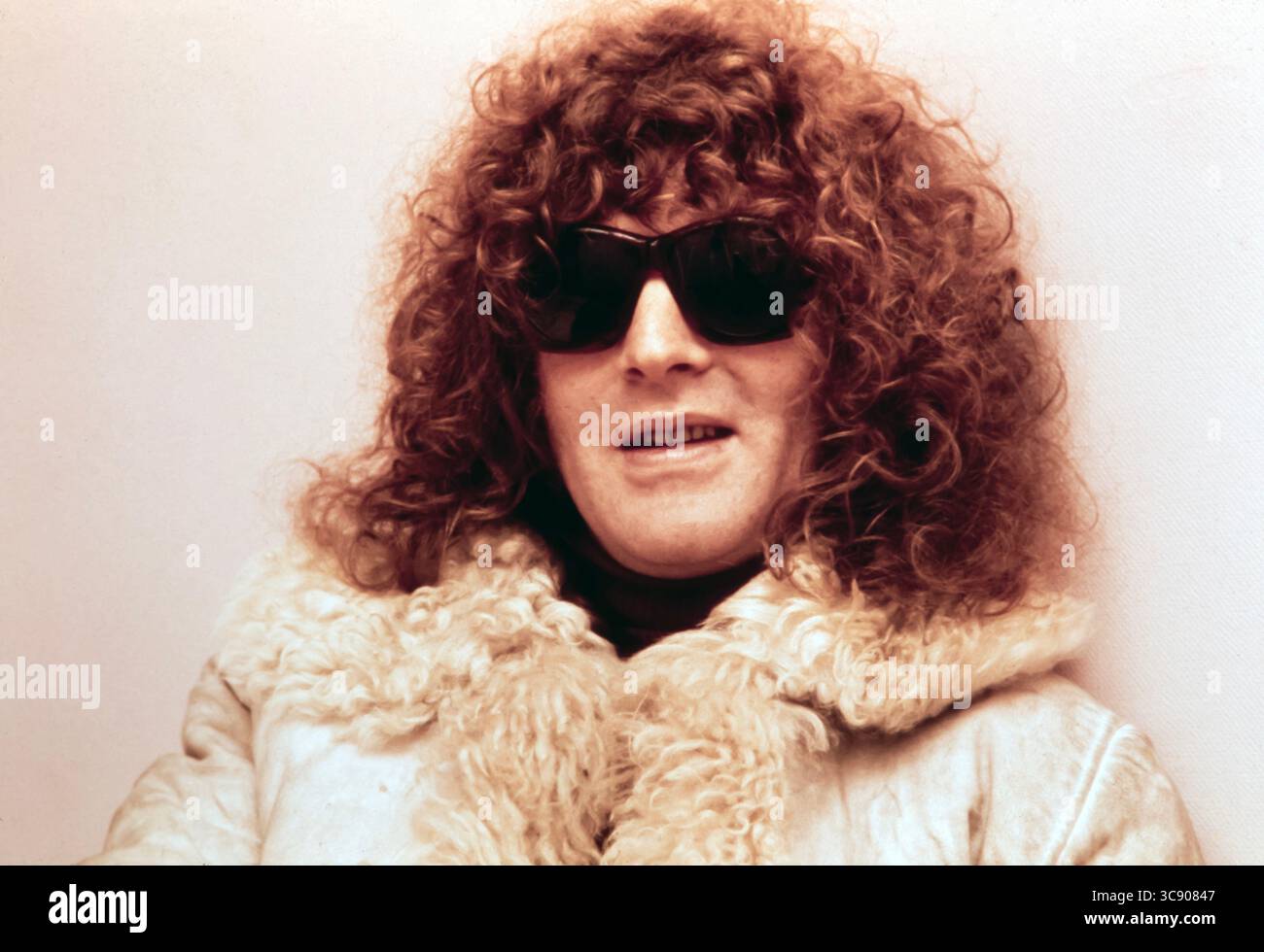 Ian Hunter, Leadsänger und Gitarrist der britischen Rockband Mott The Hoople. Stockfoto