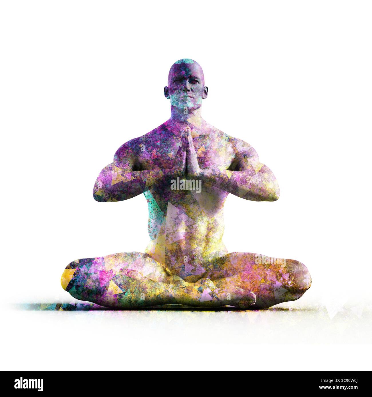 Friedliche Hintergrundbilder mit Musik-Thema Beruhigung Stockfoto