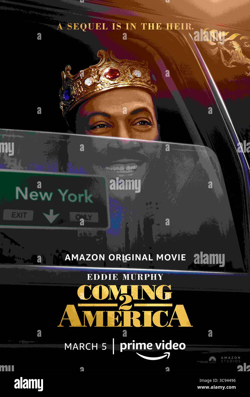 ERSCHEINUNGSDATUM: 5. März 2021 TITEL: Coming 2 America STUDIO: Amazon Studios REGISSEUR: Craig Brewer PLOT: Der afrikanische Monarch Akeem erfährt, dass er einen lange verlorenen Sohn in den Vereinigten Staaten hat und nach Amerika zurückkehren muss, um diesen unerwarteten Erbe zu treffen und eine Beziehung zu seinem Sohn aufzubauen. DIE HAUPTROLLE: EDDIE MURPHY als Akeem. (Kreditbild: © Amazon Studios/Entertainment Pictures/ZUMAPRESS.com) Stockfoto