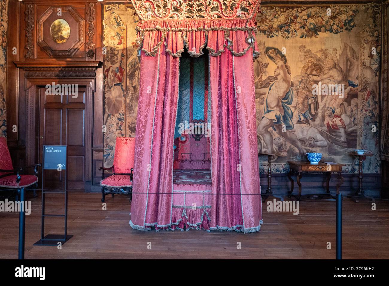 Edinburgh Scotland UK Castle Palace of Holyroodhouse Interior Stockfoto