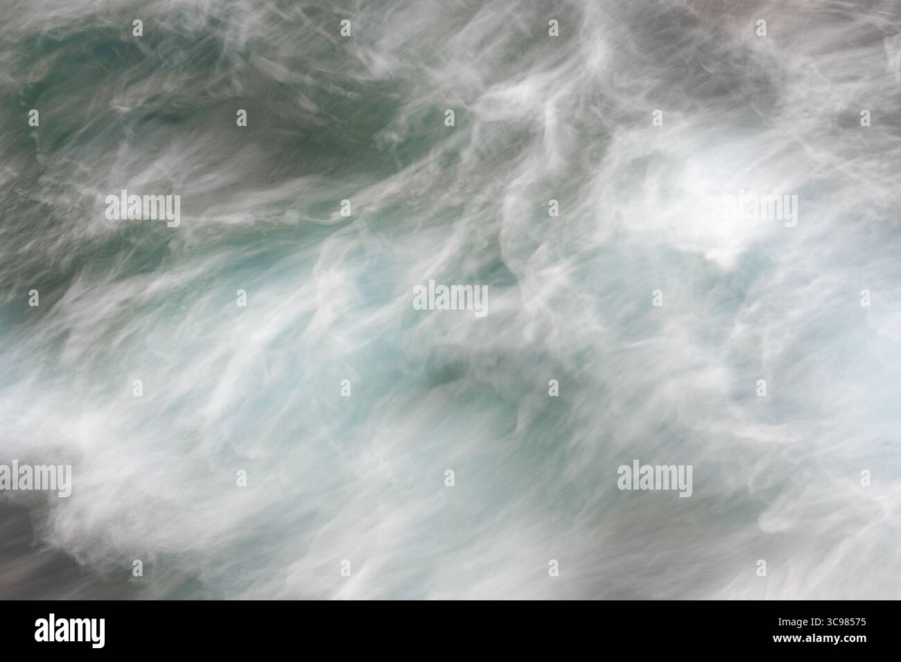 Weich fließende Wellenbewegung in abstraktem Design, strukturierter Hintergrund Stockfoto