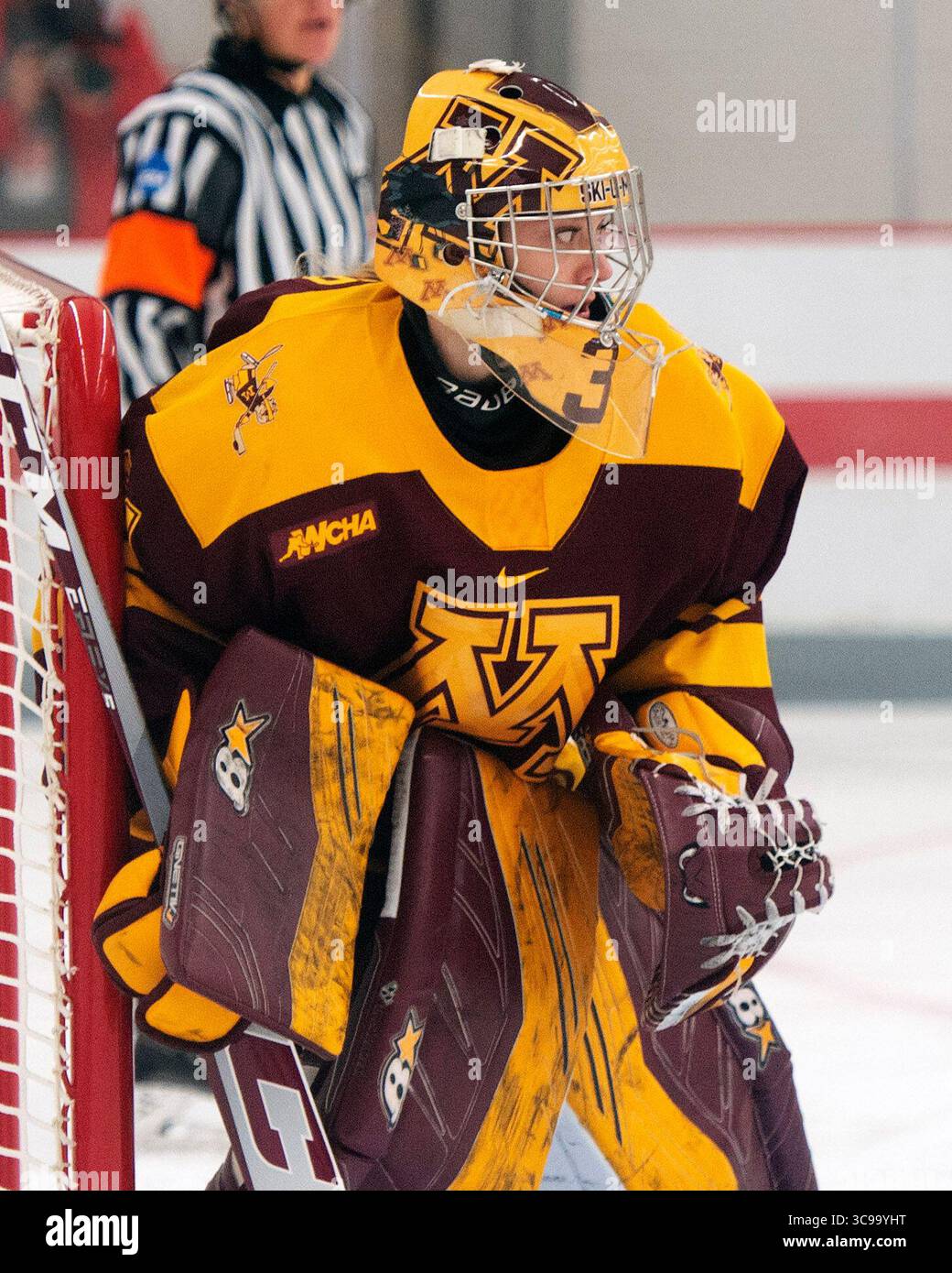 29. Oktober 2022: Skylar Vetter (31), Torhüter der Minnesota Golden Gophers, während des Spiels gegen die Ohio State Buckeyes in Columbus, Ohio. Brent Clark/CSM (Bild: © Brent Clark/CSM via ZUMA Press Wire) Stockfoto