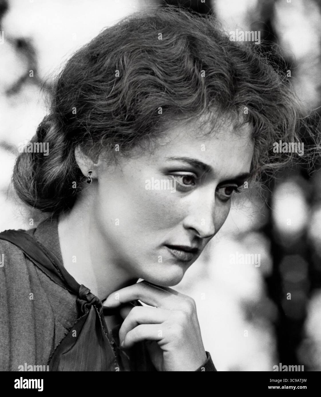 Meryl Streep, am Set des Films The French Lieutenant's Woman, United Artists, 1981 Stockfoto