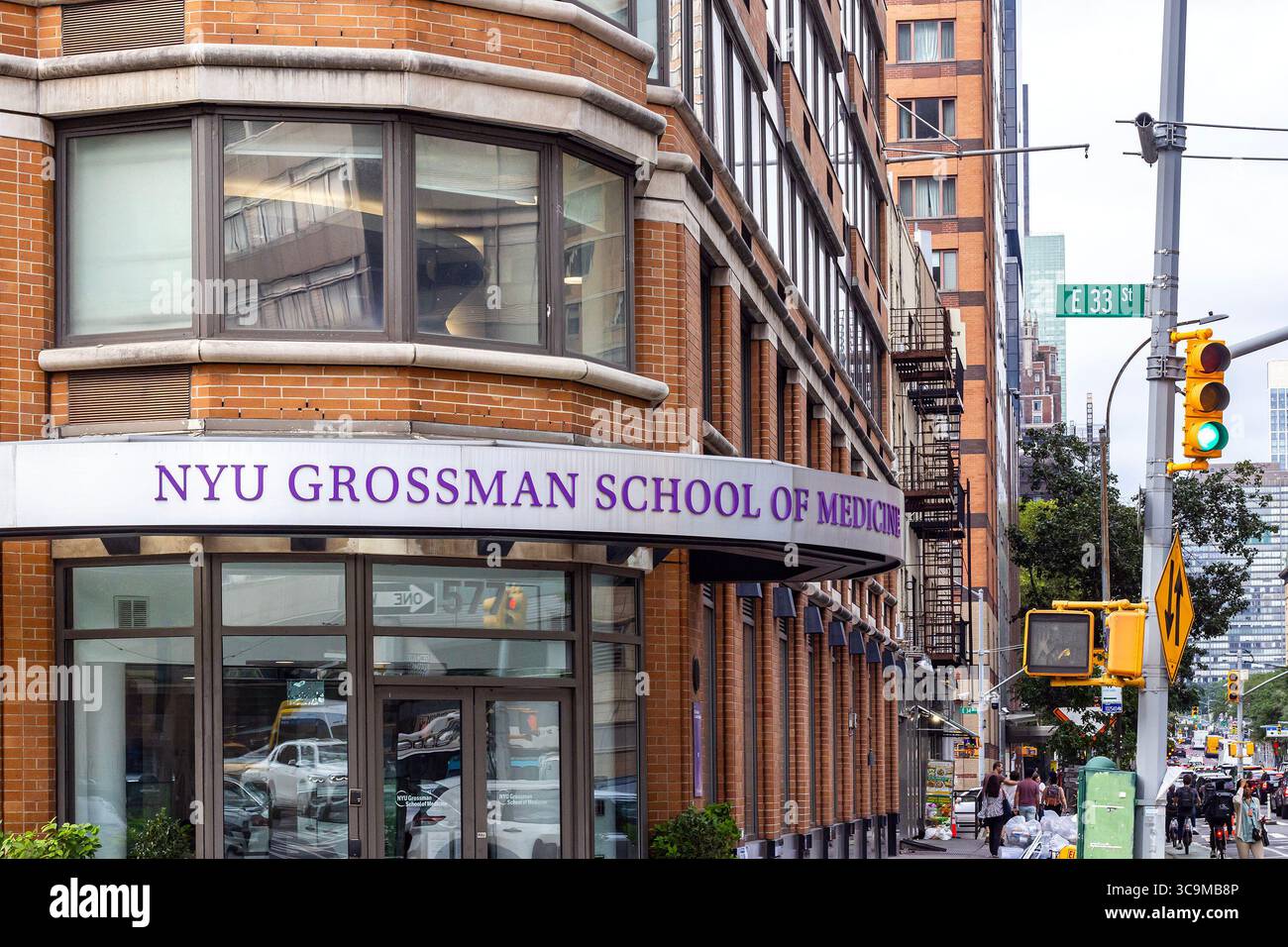 NYU Grossman School of Medicine, medizinische Fakultät der New York University in Manhattan, NYC. Medizinische Ausbildung, Medizinstudium in New York City, NYU Medizin Stockfoto
