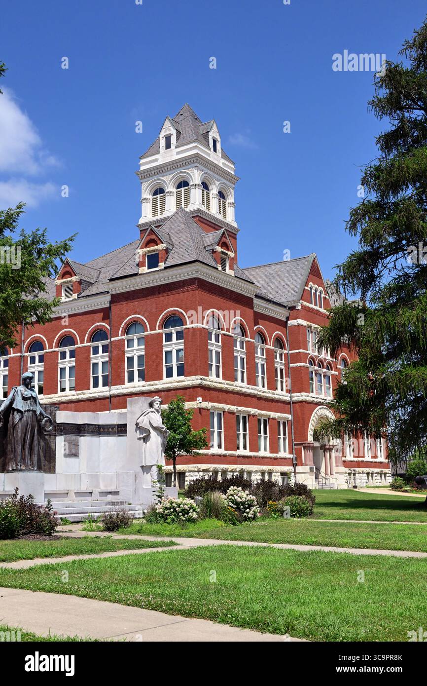 Oregon, Illinois, USA. Das Ogle County Courthouse im County Seat von Oregon, Illinois. Stockfoto