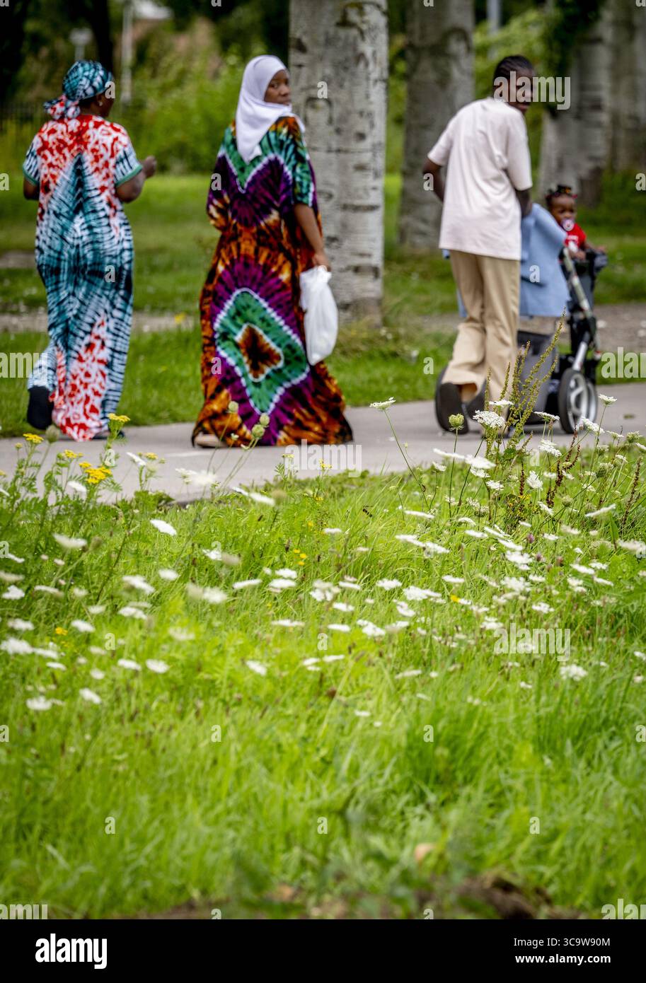 TER APEL - Asylsuchende Flüchtlinge im Antragszentrum in Ter Apel. Die meisten Asylbewerber in den Niederlanden gehen zuerst nach Ter Apel. Dort berichten sie beim Einwanderungs- und Einbürgerungsdienst (IND). Dieses Applikationszentrum befindet sich neben der COA-Empfangseinrichtung. Nach ihrer Registrierung werden Asylbewerber in den zentralen Aufnahmestellen des COA untergebracht. ANP / Hollandse Hoogte / Robin Utrecht niederlande aus - belgien aus Stockfoto