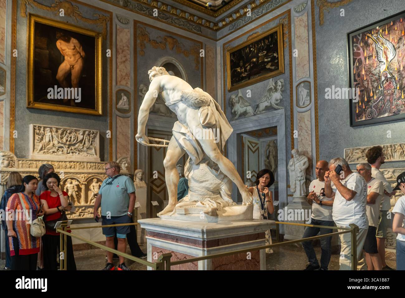 Galleria Borghese in Rom - David, Gian Lorenzo Bernini Stockfoto