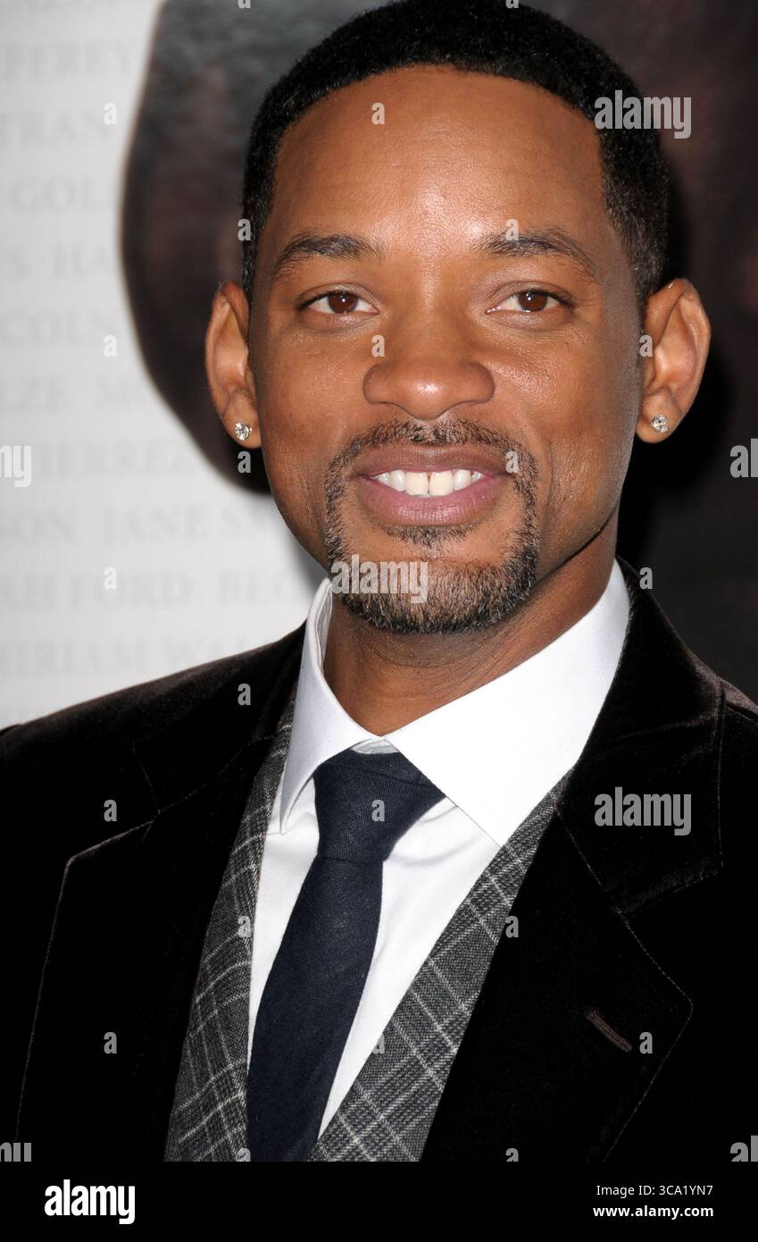 Will Smith bei der Premiere von „Seven Pounds“ im Mann Village Theater in Los Angeles am 16. Dezember 2008 Stockfoto