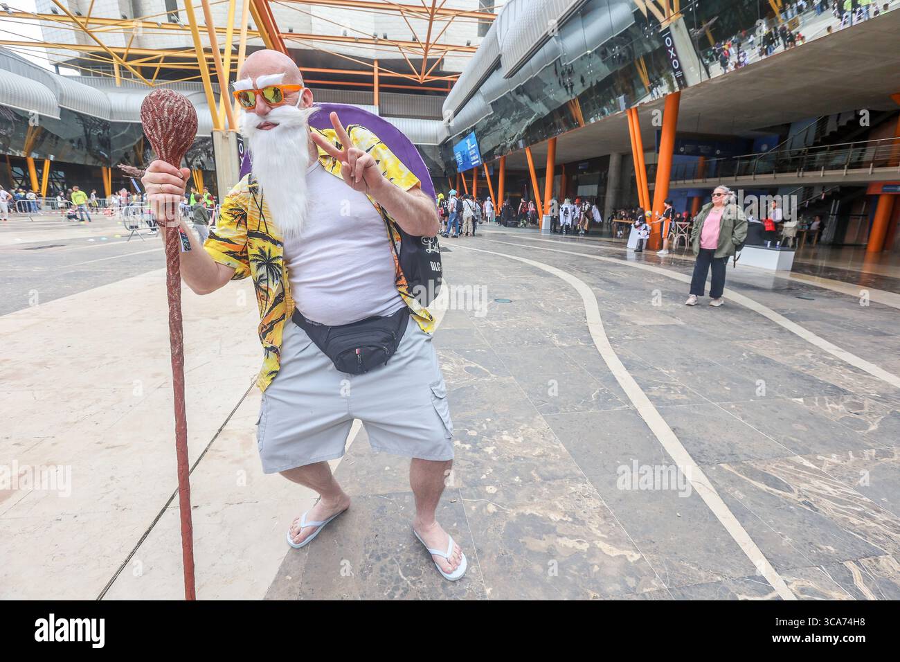 5. März 2023: 5. März 2023 (malaga)die FreakCon 2023 startete ihre siebte Ausgabe – die ambitionierteste und internationalste – mit einem „ausverkauften“ Poster für Samstag, das bereits zwei Tage lang hing. . Alles war bereit: Mehr als 30 Profis zwischen Vorträgen, Workshops und Wettbewerben und 46 Räume vom Schachbereich, Spielzimmer, Tattoo, Werkstätten, Bastelständen bis hin zur traditionellen Gasse der Kunst ist.Manga, Star Wars, Harry Potter, Superman. (Bild: © Lorenzo Carnero/ZUMA Press Wire) Stockfoto