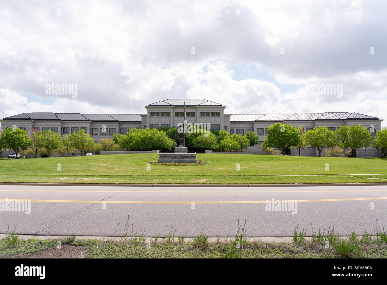 Hauptsitz der Liberty Media Corporation in Englewood, USA Stockfoto Hauptsitz der Liberty Media Corporation in Englewood, USA Stockfoto