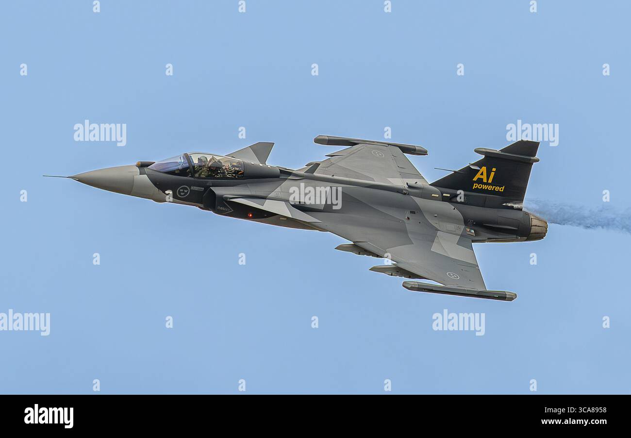 Saab JAS 39E Gripen Stockfoto