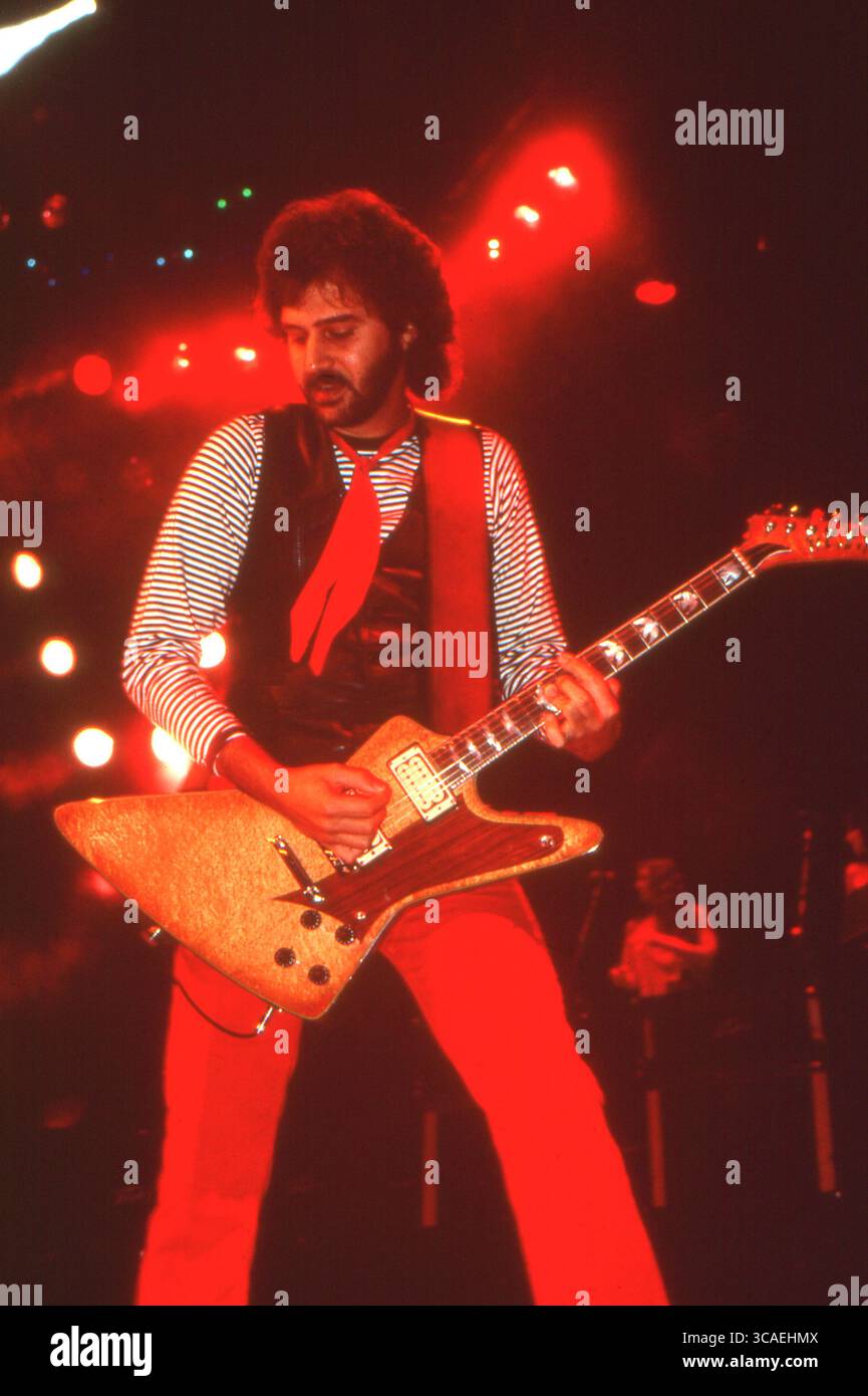 Orlando, Florida, USA: 38 SPECIAL - JEFF CARLISI - Tour de Force Tour - Orange County Convention and Civic Center - 28. Dezember 1983 (Foto: © Christopher Helton Via ZUMA Press Wire) Stockfoto
