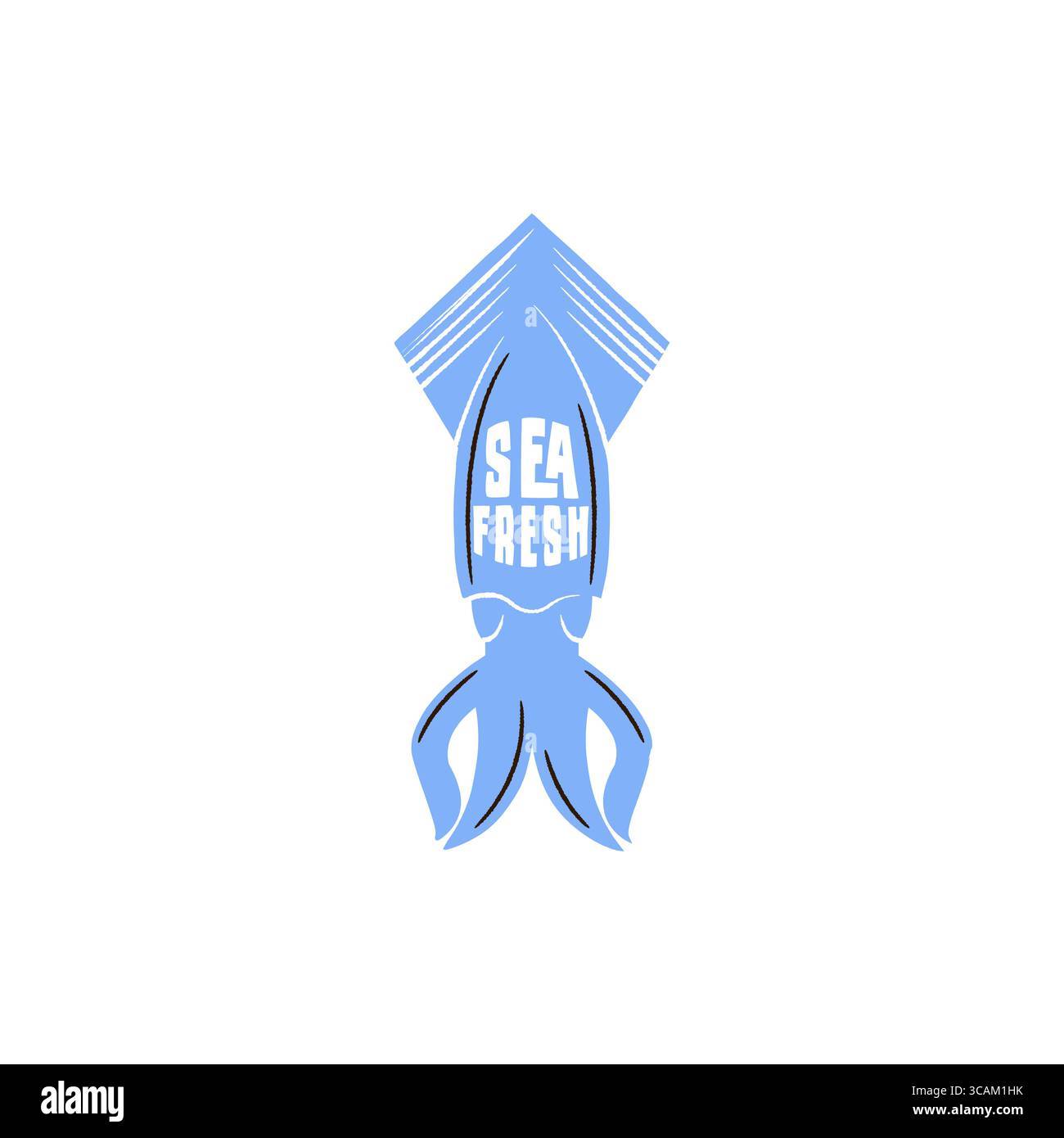Sea Fresh Logo Stock Vektor