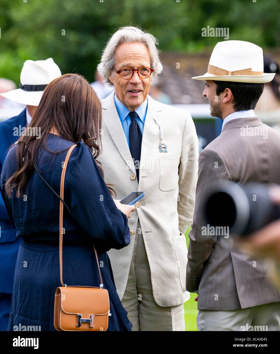 Qatar Goodwood Festival Meeting 2025 auf der Goodwood Racecourse, Chichester - Charles Henry Gordon Lennox, 11. Duke of Richmond im Glorious Goodwood - 2. Tag Mittwoch, 30. Juli 2025 Stockfoto
