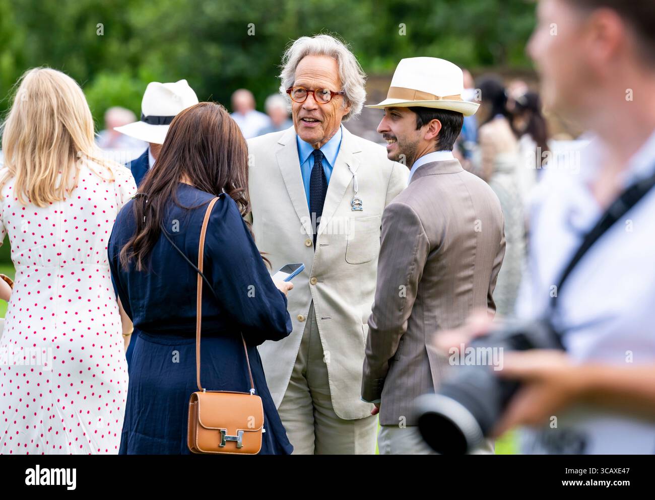 Qatar Goodwood Festival Meeting 2025 auf der Goodwood Racecourse, Chichester - Charles Henry Gordon Lennox, 11. Duke of Richmond im Glorious Goodwood - 2. Tag Mittwoch, 30. Juli 2025 Stockfoto