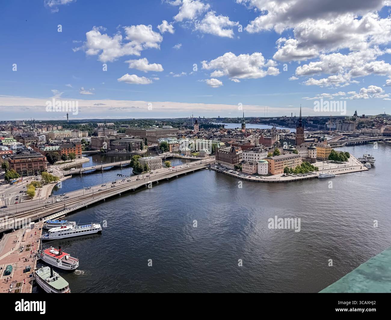 Stockholms Stadshus, Stockholm, Schweden - Smartphone-aufgenommenes Stockfoto