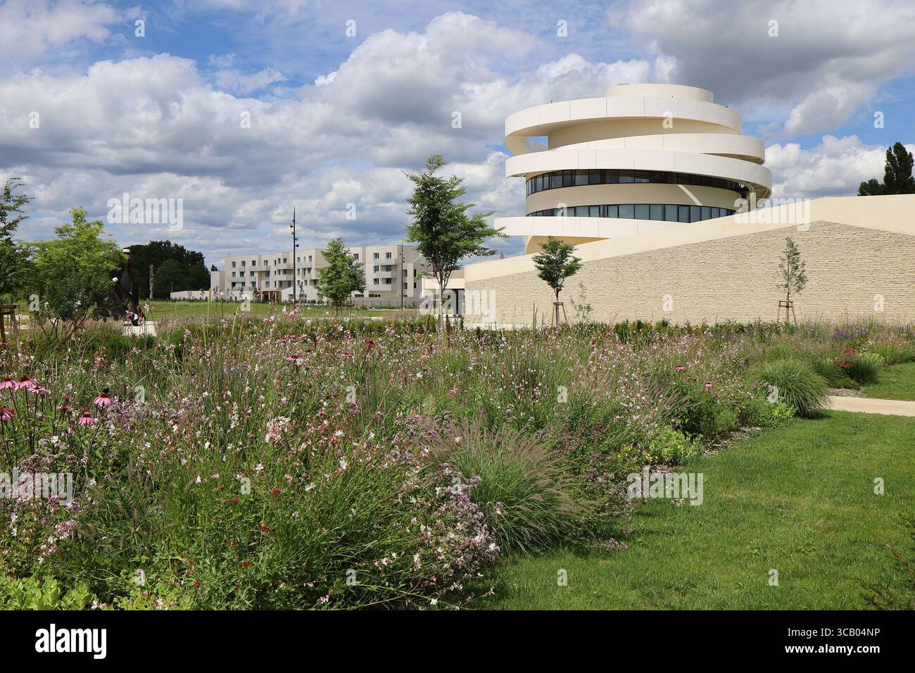 Stadt der Klimaten und Weine des Burgunds, Außenansicht, Stadt Beaune, Departement Côte d'Or, Frankreich Stockfoto