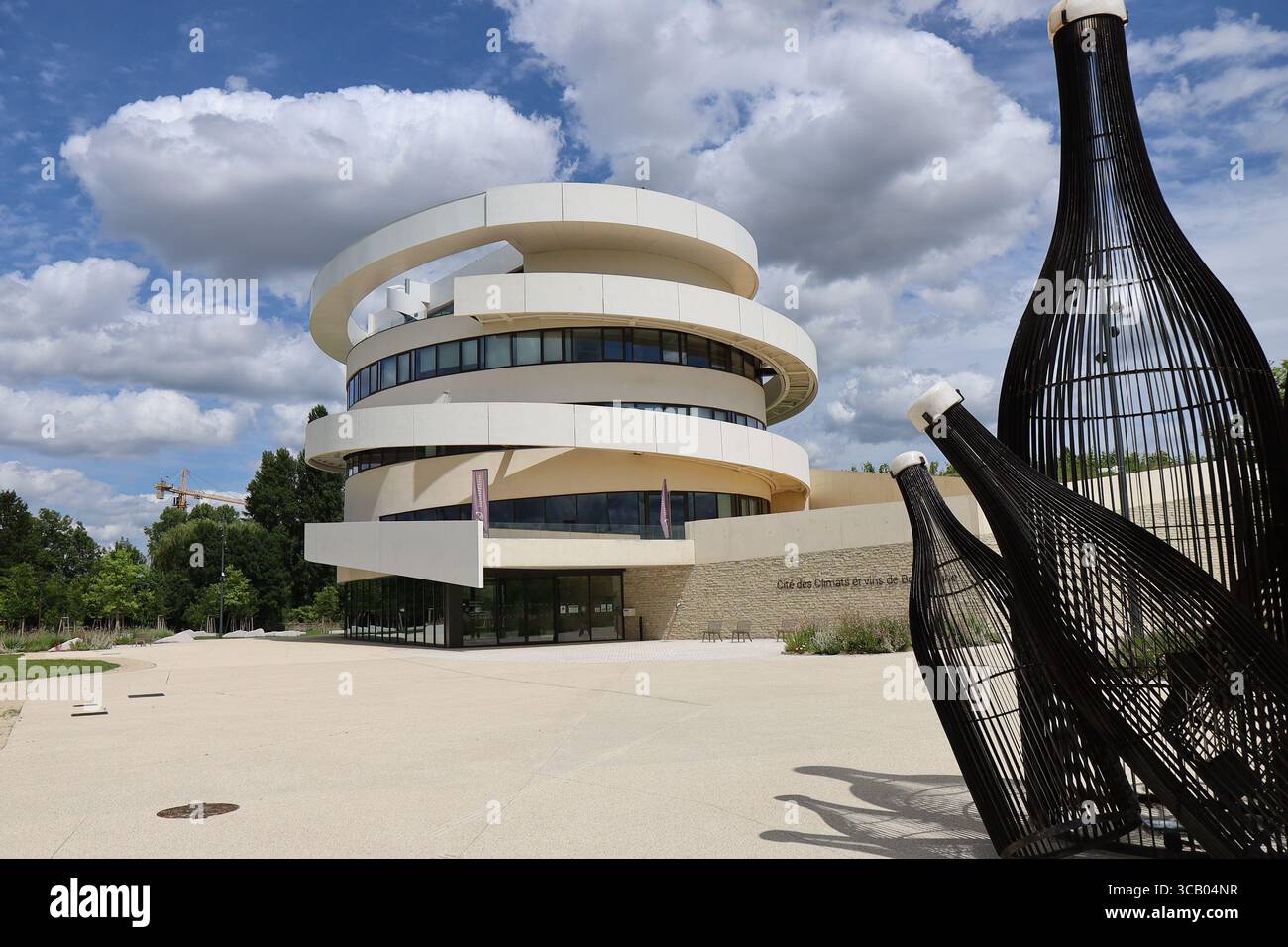 Stadt der Klimaten und Weine des Burgunds, Außenansicht, Stadt Beaune, Departement Côte d'Or, Frankreich Stockfoto