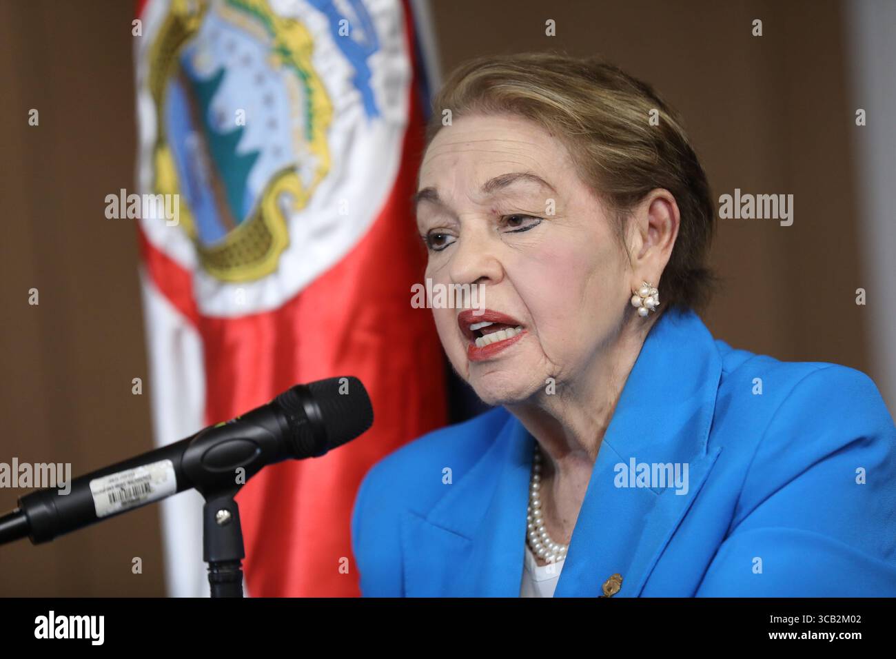30. März 2023: 30/03/2023 Segunda reunioÃŒÂ n con varia autoridades de Seguridad Nacional, en la fotografÃÂ­a diputada Gloria Navas Montero (Bild: © Asamblea Legislativa/La Nacion Via ZUMA Press) Stockfoto