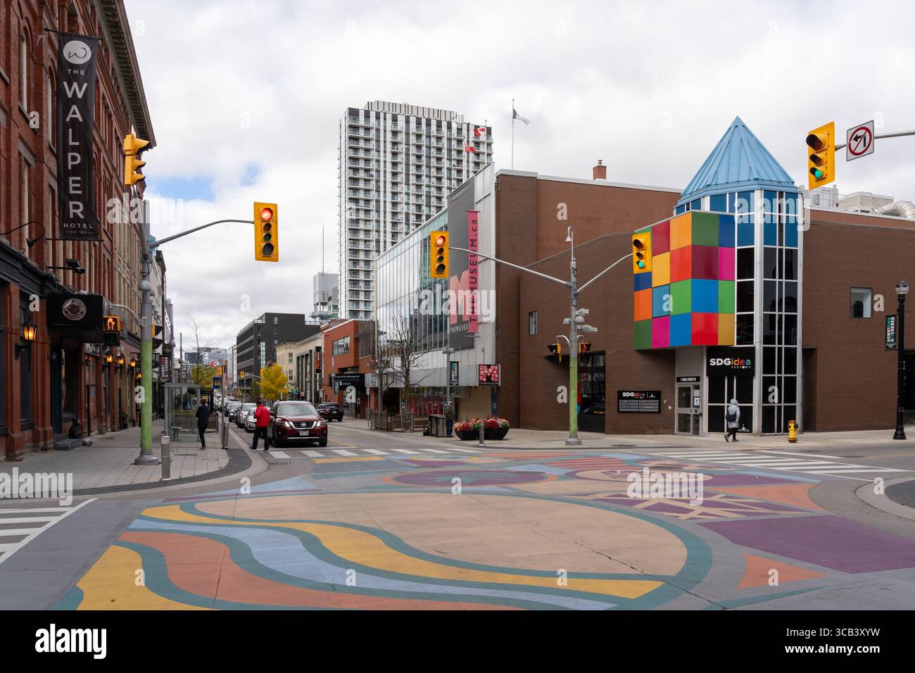 SDG Idea Factory in Kitchener, ON, Kanada. Stockfoto