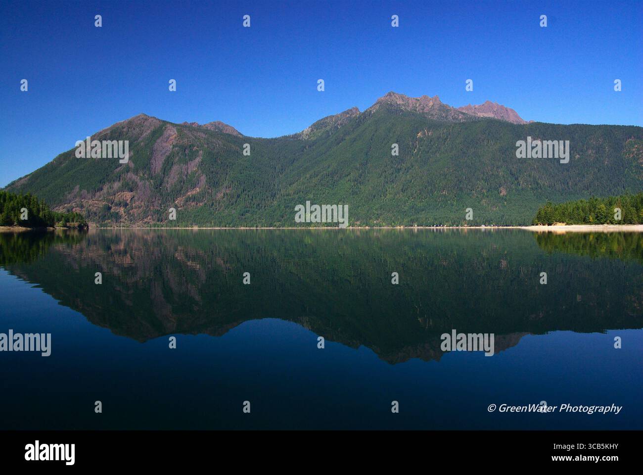 Lake Cushman Stockfoto
