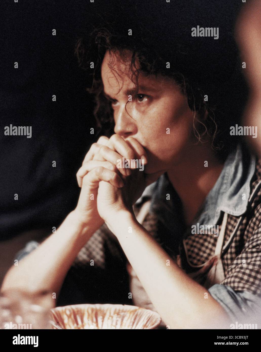 Juni 2021, USA: Barbara Hershey, am Set des Films, ''Shy People'', Golan-Globus, 1987 (Bild: © JT Vintage/Glasshouse Via ZUMA Press Wire) Stockfoto