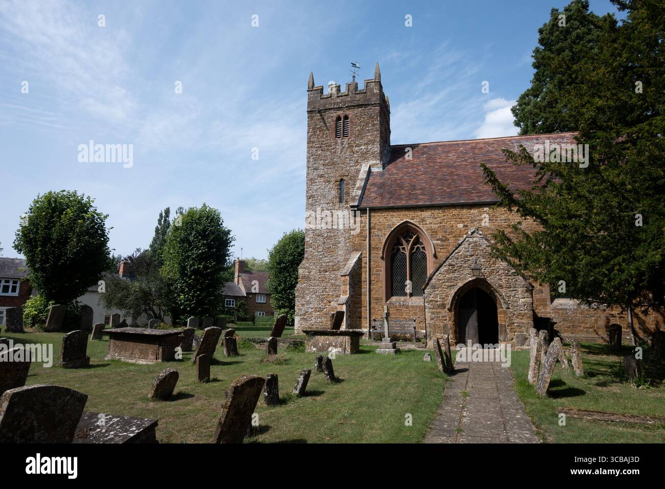 St. Marien Kirche, Priors Hardwick, Warwickshire, England, Vereinigtes Königreich Stockfoto