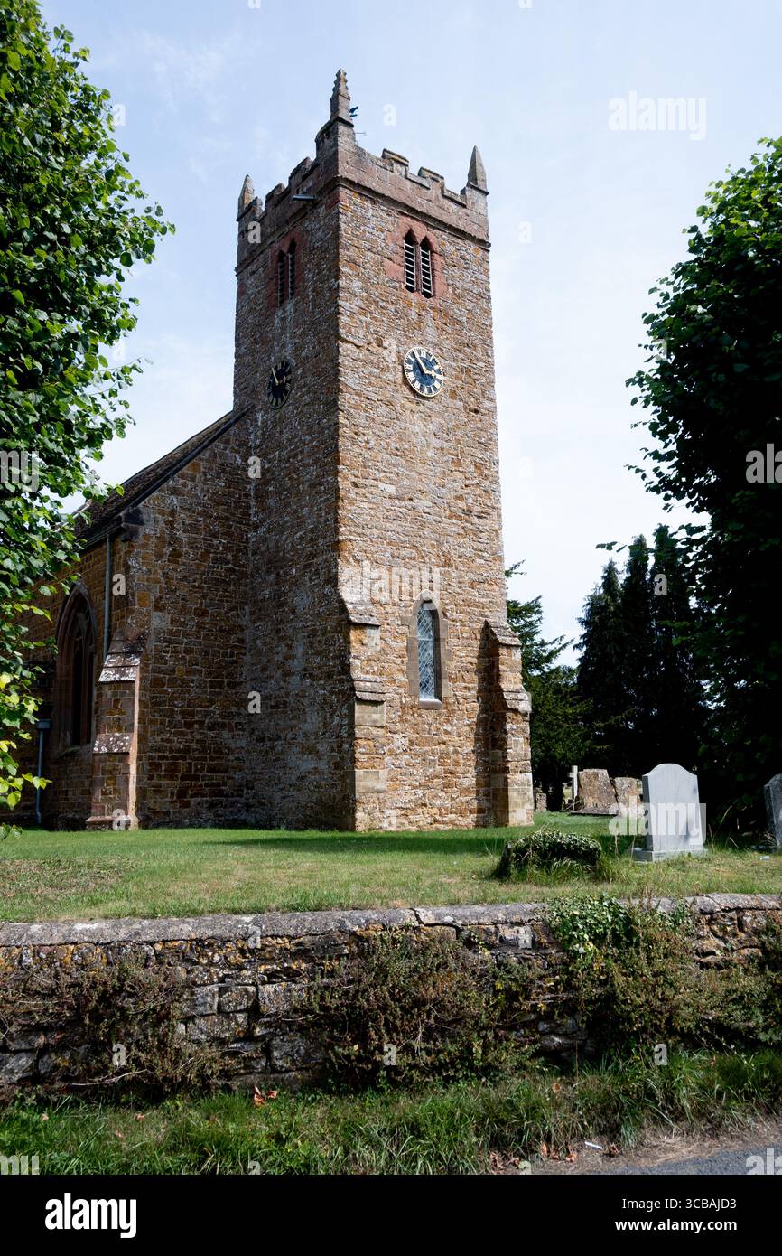 St. Marien Kirche, Priors Hardwick, Warwickshire, England, Vereinigtes Königreich Stockfoto