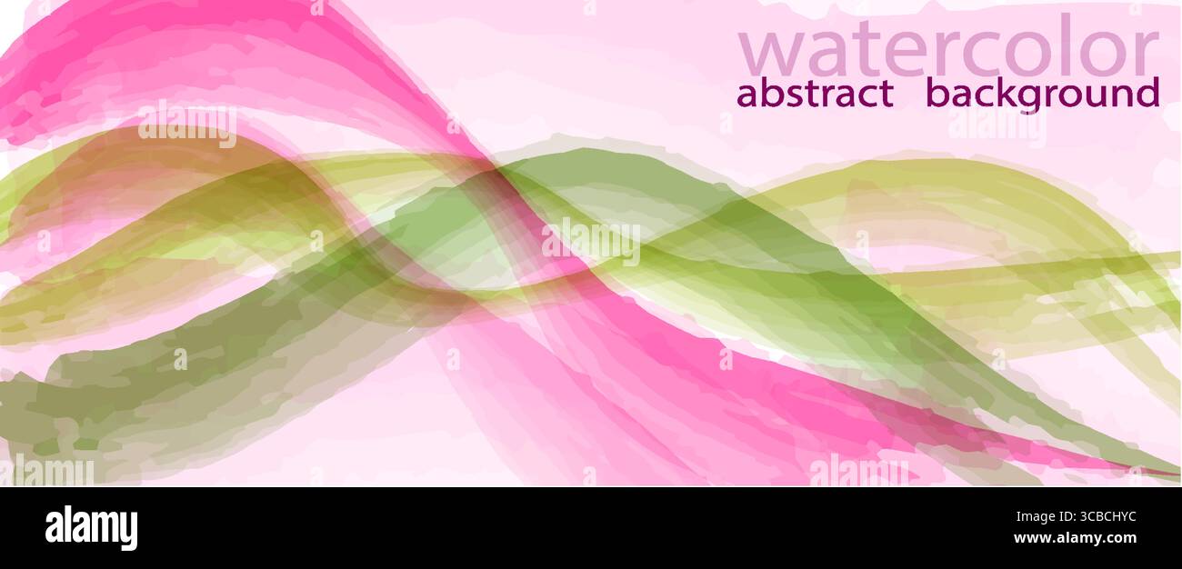 Sanfte Rosa- und Grüntöne verschmelzen nahtlos zu einer künstlerischen Darstellung und schaffen einen einladenden und lebendigen abstrakten Hintergrund, der perfekt für Design oder Design geeignet ist Stock Vektor