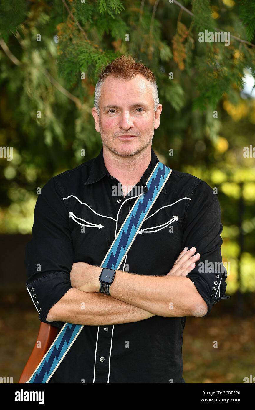 2. November 2023, St. Helena, CA, USA: Joe Sumner posiert am 2. November 2023 in St. Helena, Kalifornien während des 2. Tages von Live in the Vineyard. (Bild: © Casey Flanigan/imageSPACE via ZUMA Press Wire) Stockfoto