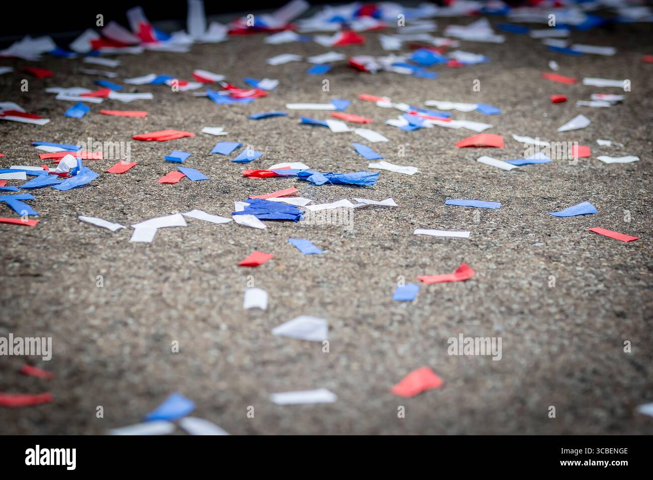 SCOTT MCLAUGHLIN (3) aus Christchurch, Neuseeland, gewinnt den Honda Indy 200 auf dem Mid Ohio Sports Car Course in Lexington, OH, USA. (Foto: © Colin J Mayr Action Sports Photo/CSM via ZUMA Press Wire) Stockfoto