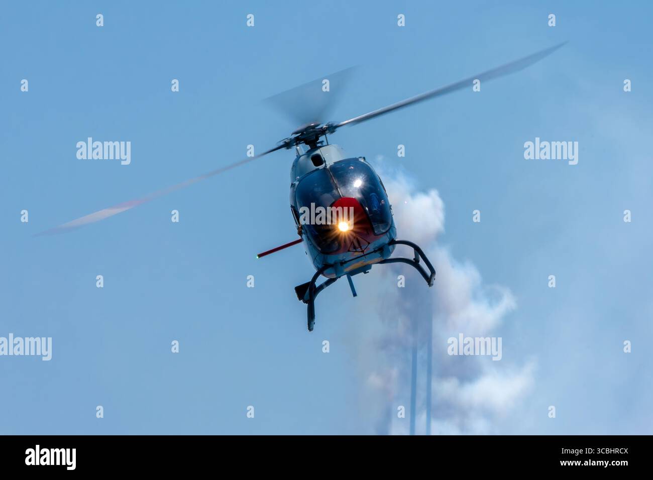 Hubschrauber der spanischen ASPA Patrol beim Motril Air Festival Stockfoto