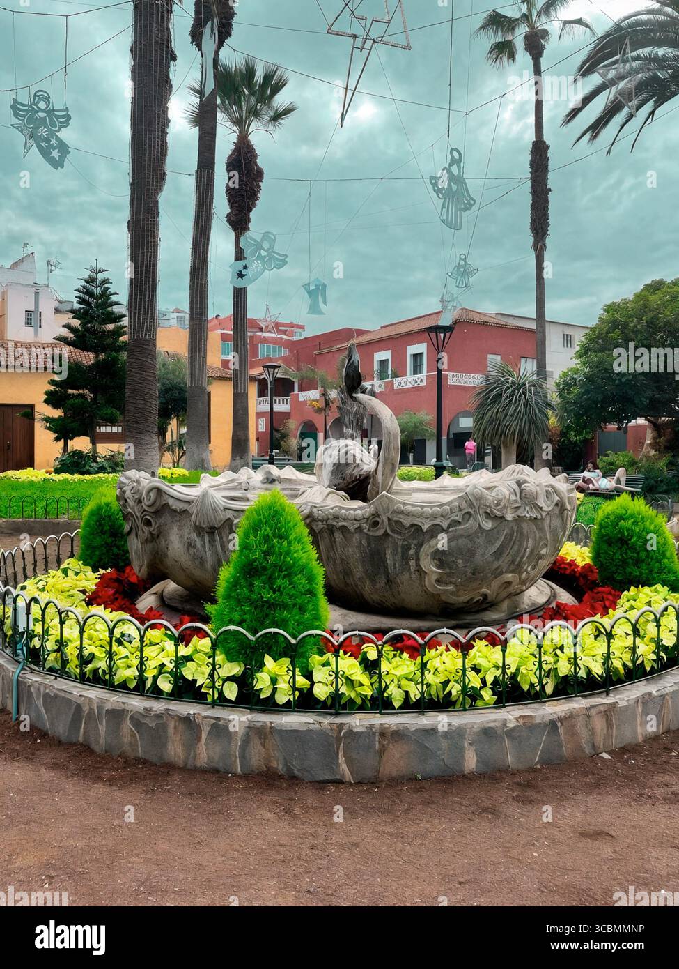 Kirchplatz, Teneriffa Stockfoto